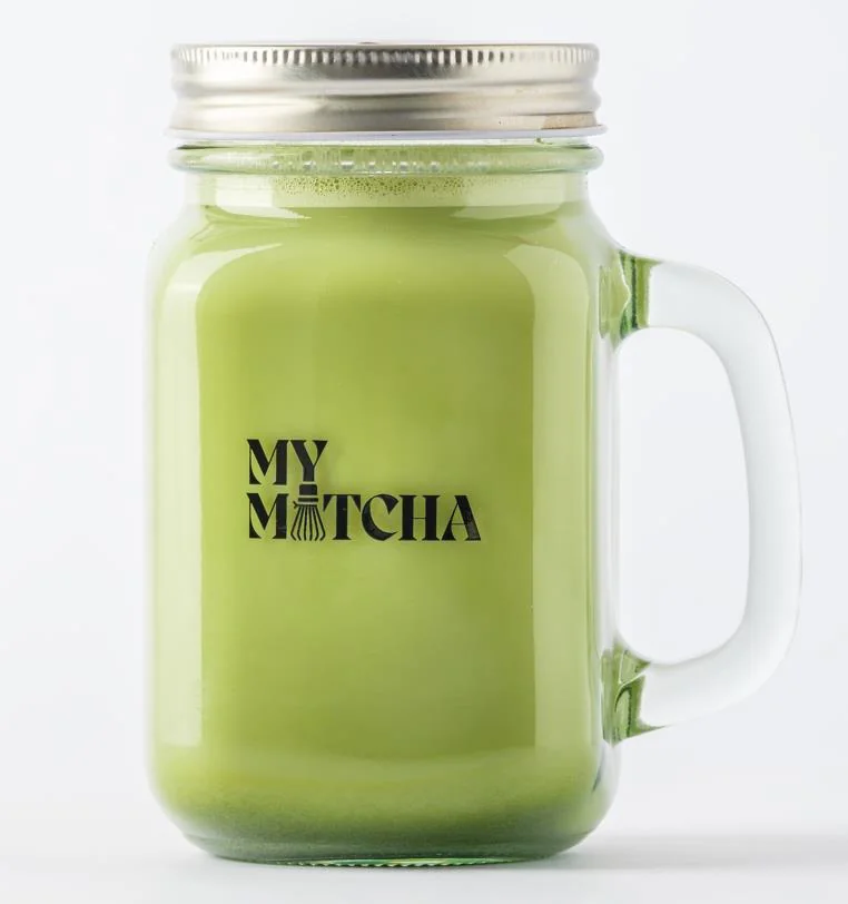 Signature Mug — matcha in a MyMatcha mason jar